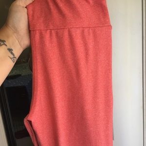 Lularoe heathered red one size legging